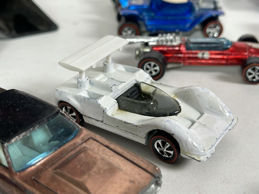 Collection Of Original Mattel Hot Wheels Redline Cars '29 Cars' With 24 Car Super Rally Case - See Photos [Photo 21]