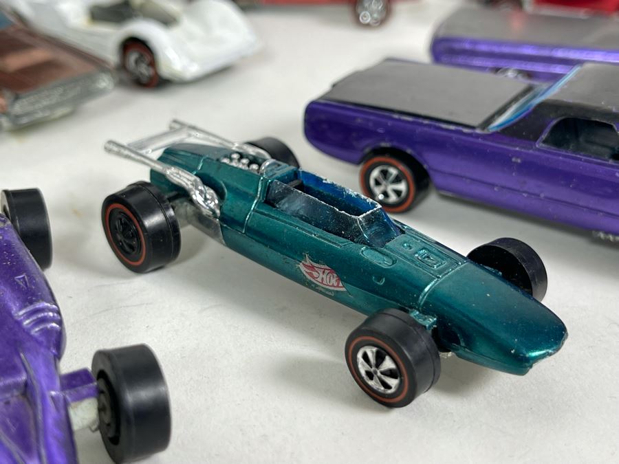 Collection Of Original Mattel Hot Wheels Redline Cars '29 Cars' With 24 Car Super Rally Case - See Photos [Photo 32]