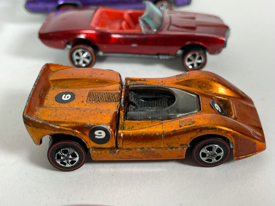 Collection Of Original Mattel Hot Wheels Redline Cars '29 Cars' With 24 Car Super Rally Case - See Photos [Photo 28]