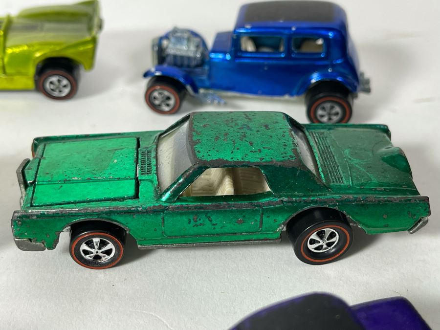 Collection Of Original Mattel Hot Wheels Redline Cars '29 Cars' With 24 Car Super Rally Case - See Photos [Photo 13]