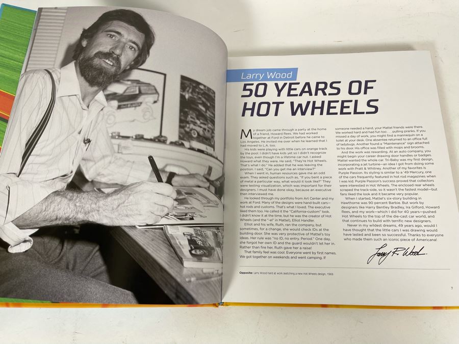 Hot Wheels 50th Anniversary Book Foreword By Larry Wood [Photo 9]