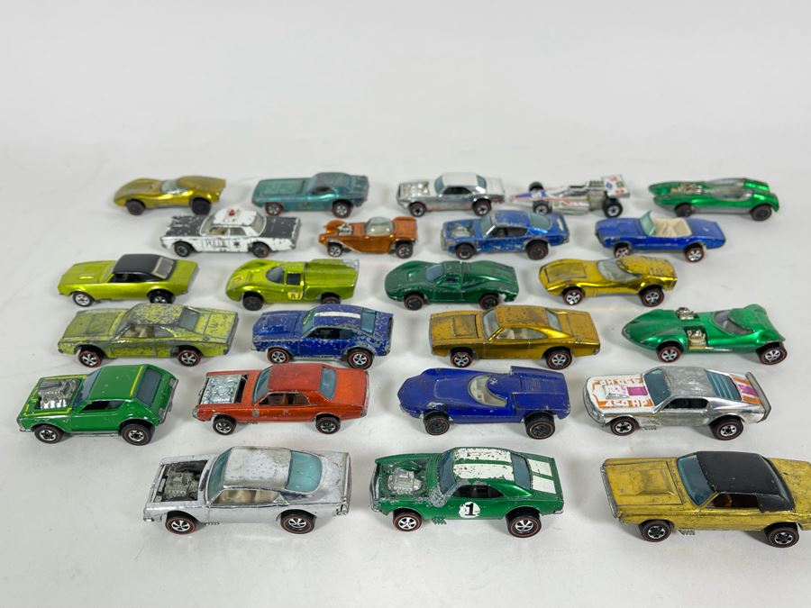 Collection Of Early Mattel Hot Wheels Redline Cars - See Photos