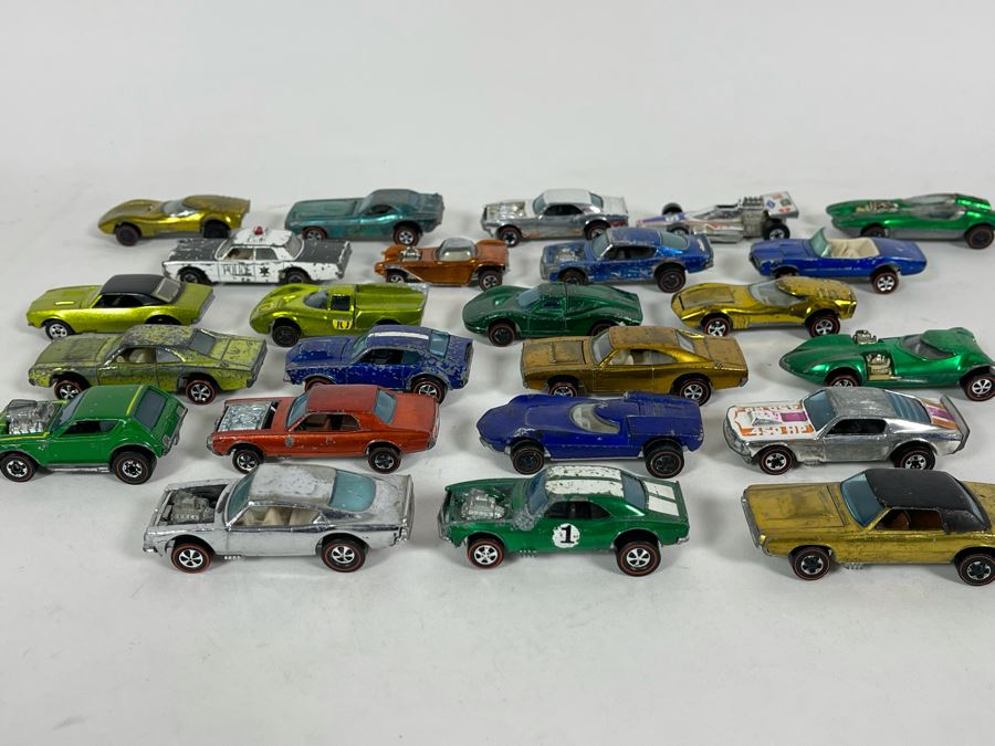 Collection Of Early Mattel Hot Wheels Redline Cars - See Photos