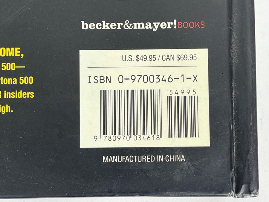 The Nascar Vault Official History Book Featuring Rare Reproduction Collectibles Retails $49 [Photo 11]