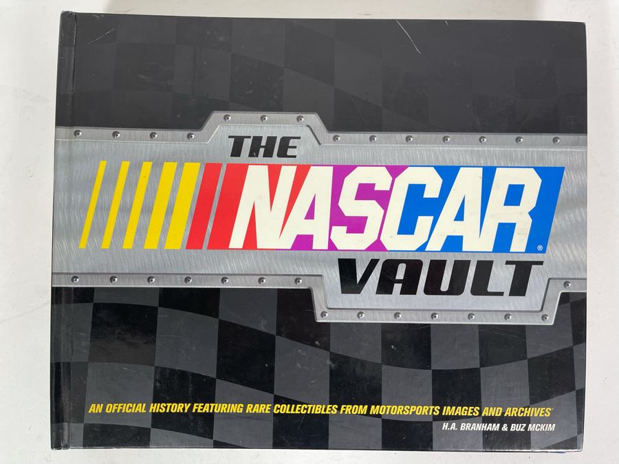 The Nascar Vault Official History Book Featuring Rare Reproduction Collectibles Retails $49 [Photo 1]