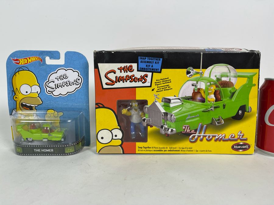 The Simpsons The Homer Car From Polar Lights And The Simpsons Hot Wheels Car The Homer [Photo 2]