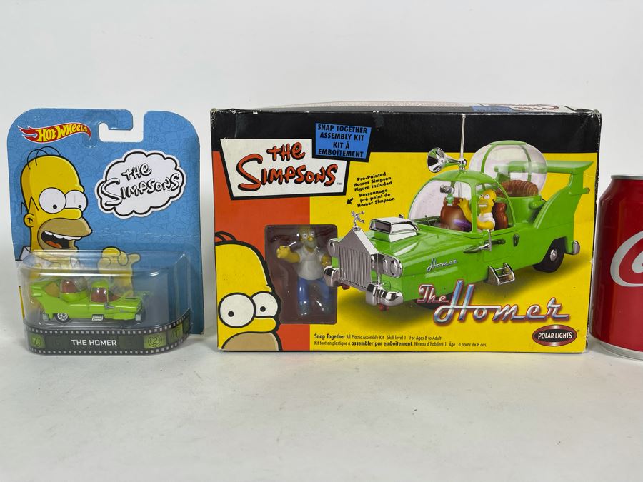 The Simpsons The Homer Car From Polar Lights And The Simpsons Hot Wheels Car The Homer