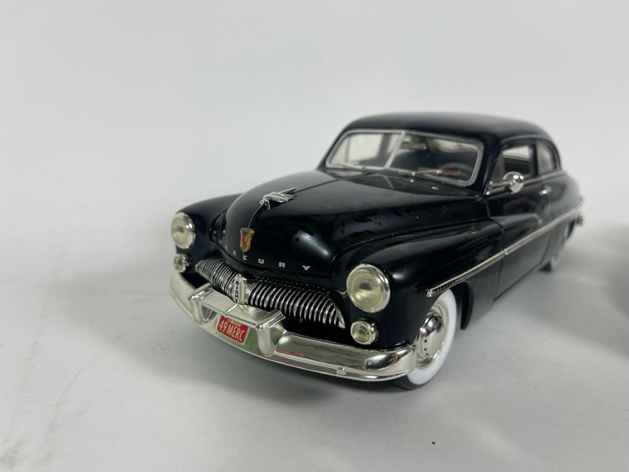 (2) Diecast Cars: Ertl 1949 Mercury And Anson 1998 Cadillac Seville STS [Photo 4]