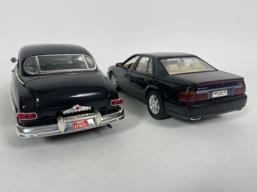 (2) Diecast Cars: Ertl 1949 Mercury And Anson 1998 Cadillac Seville STS [Photo 6]