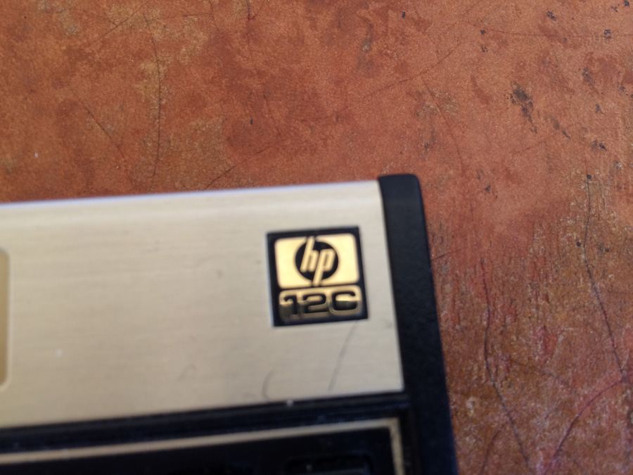 Hp 12c calculator