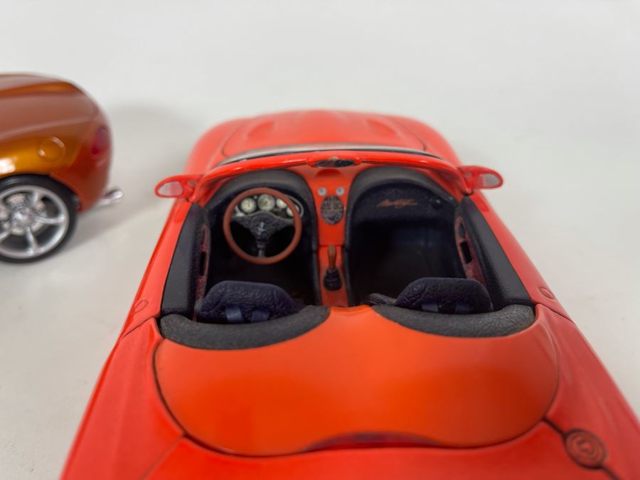 (2) Diecast Cars: Maisto Dodge Copperhead And Maisto Mustang Mach III [Photo 6]