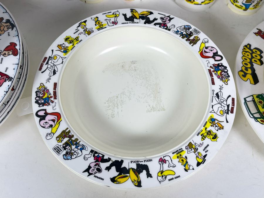 Collection Of Early TV Plastic Cups, Bowls And Plates From Buck Rogers, The Flintstones, Scooby-Doo, Mighty Mouse, Hanna-Barbera, Holly Hobbie [Photo 8]
