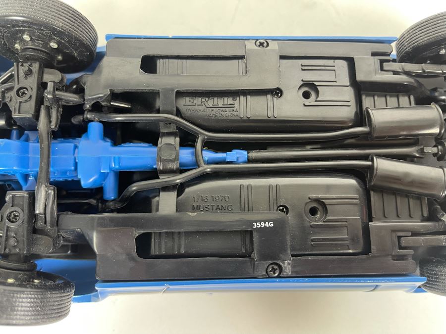 (2) Diecast Cars: Ertl 1969 Plymouth Charger And Ertl 1970 Ford Mustang [Photo 14]