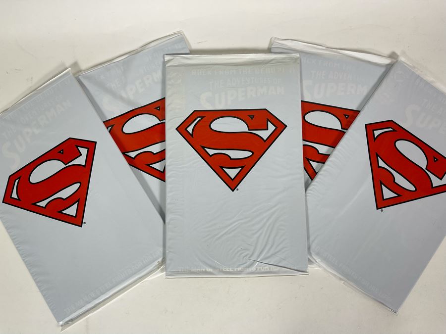 (5) Sealed Superman Collector's Sets Featuring Superman #500