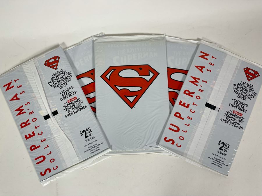 (5) Sealed Superman Collector's Sets Featuring Superman #500 [Photo 4]