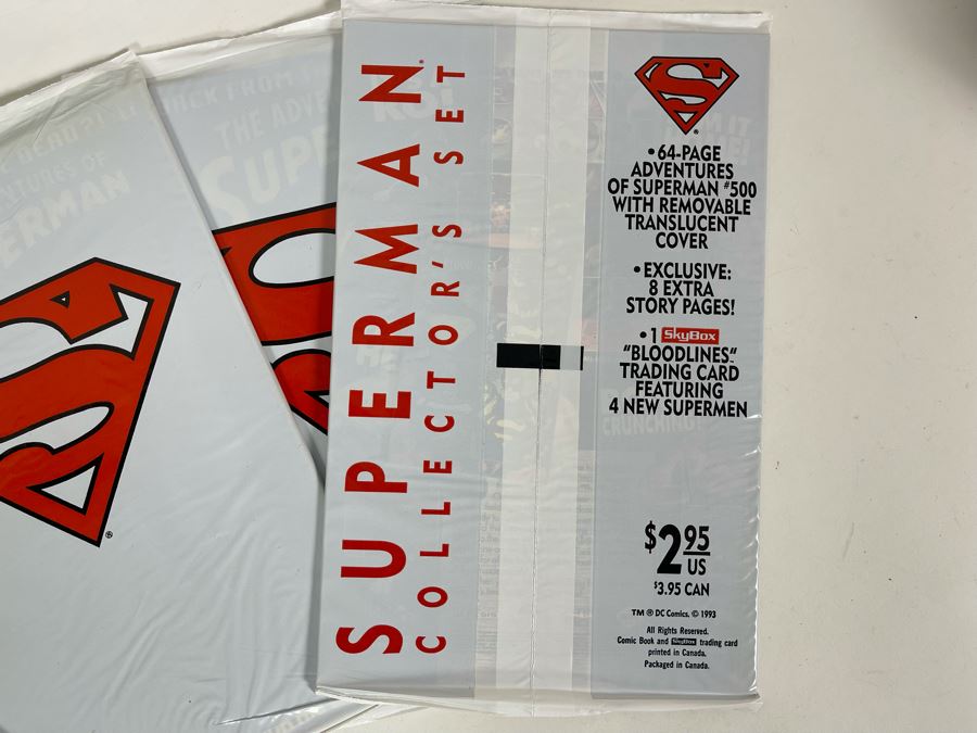 (5) Sealed Superman Collector's Sets Featuring Superman #500 [Photo 5]