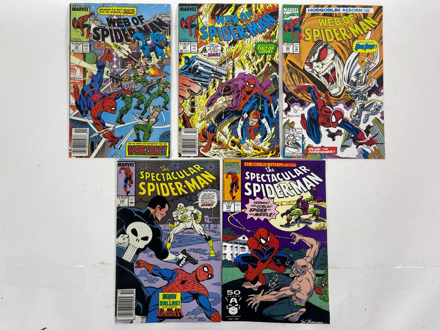 (5) Marvel Spider-Man Comic Books [Photo 1]