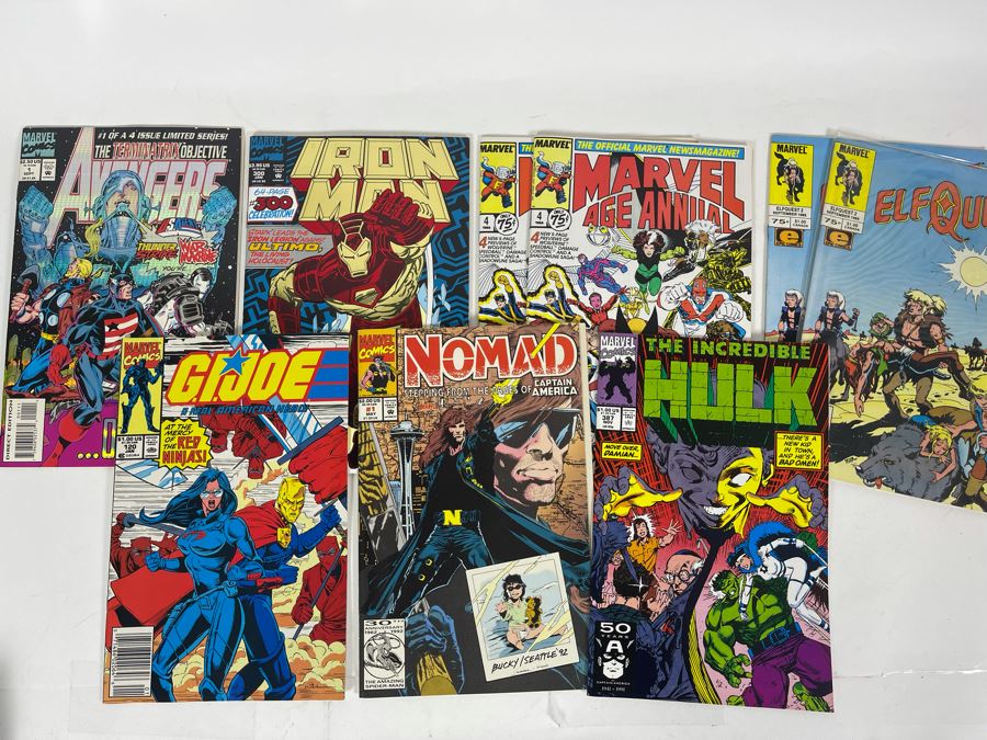 (9) Vintage Marvel Comic Books [Photo 2]
