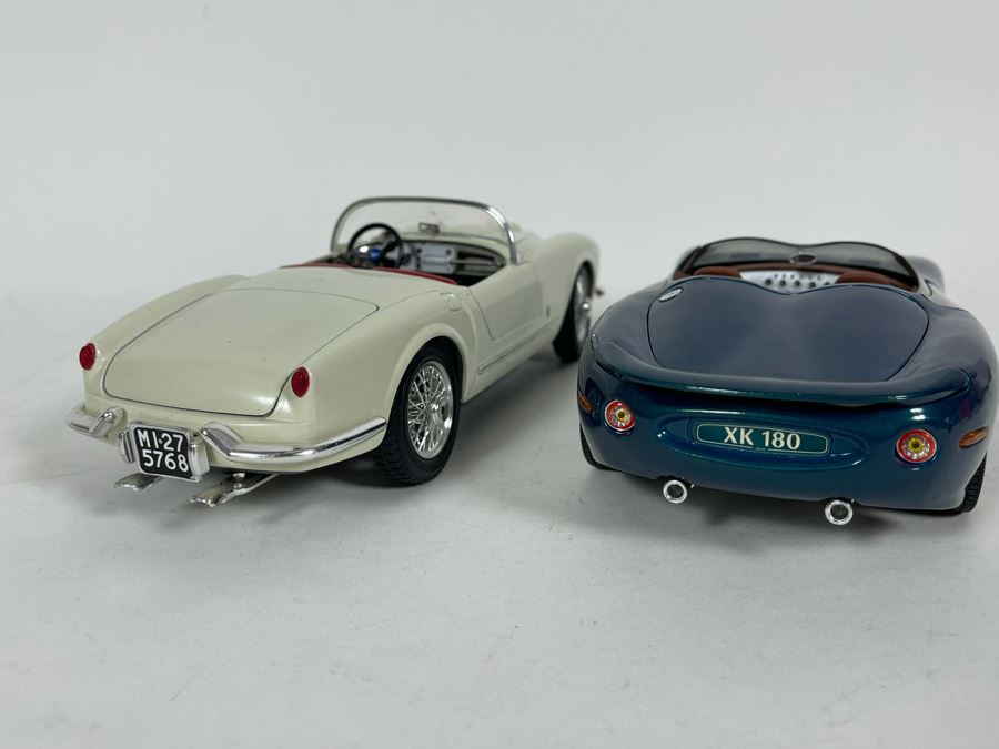 (2) Diecast Cars: Maisto Jaguar XK 180 And Durago Lancia Aurelia B24 Spider (1955) [Photo 6]