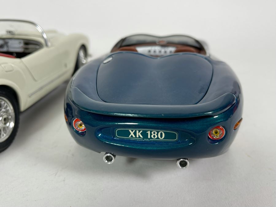 (2) Diecast Cars: Maisto Jaguar XK 180 And Durago Lancia Aurelia B24 Spider (1955) [Photo 7]