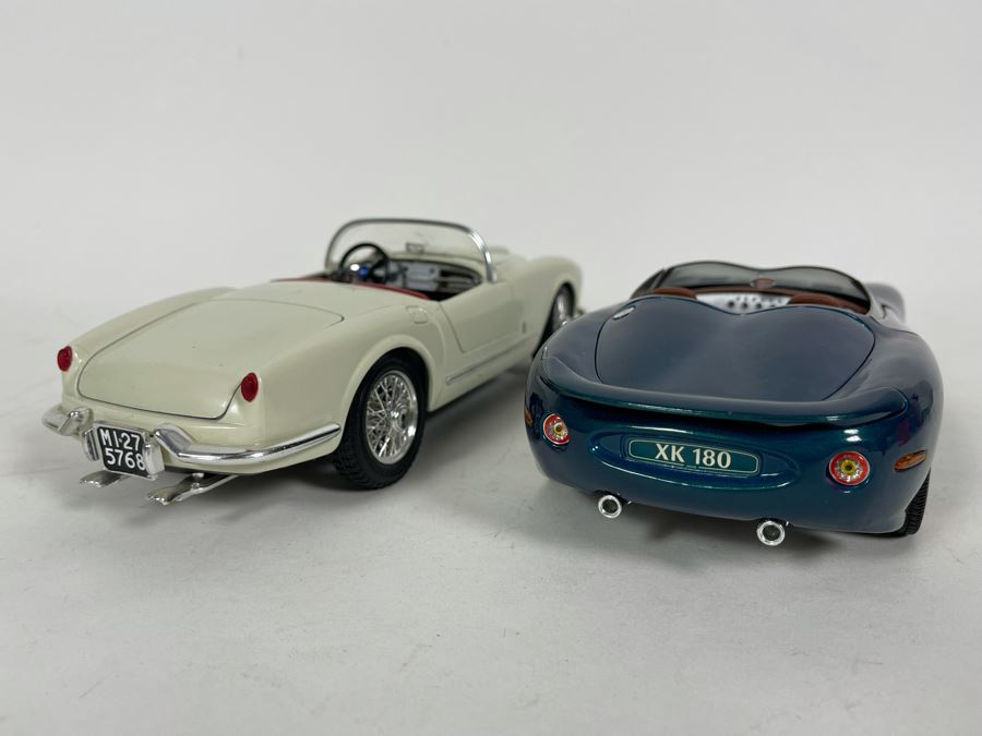(2) Diecast Cars: Maisto Jaguar XK 180 And Durago Lancia Aurelia B24 Spider (1955) [Photo 10]