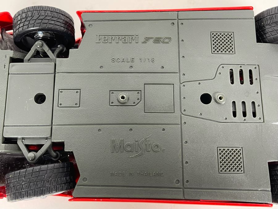 (2) Diecast Cars: Maisto Lamborghini And Maisto Ferrari F50 [Photo 15]