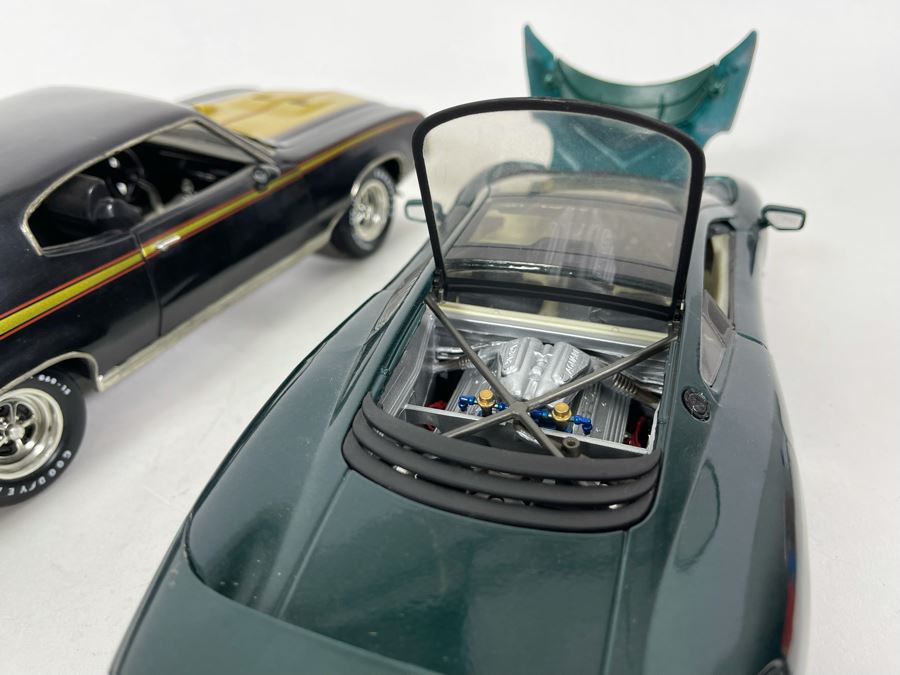 (2) Diecast Cars: Maisto Jaguar XJ220 And Maisto Ferrari F50 And ERTL 1971 Buick GSX [Photo 11]
