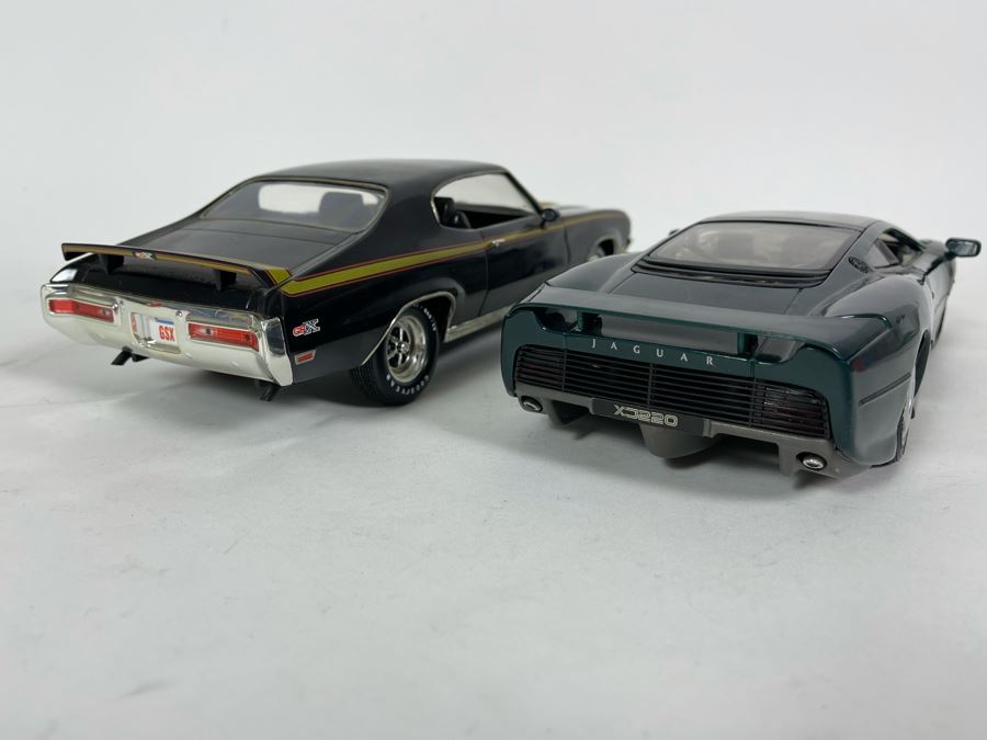 (2) Diecast Cars: Maisto Jaguar XJ220 And Maisto Ferrari F50 And ERTL 1971 Buick GSX [Photo 9]