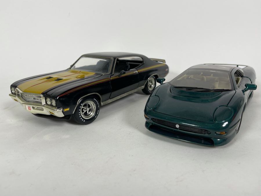 (2) Diecast Cars: Maisto Jaguar XJ220 And Maisto Ferrari F50 And ERTL 1971 Buick GSX [Photo 6]