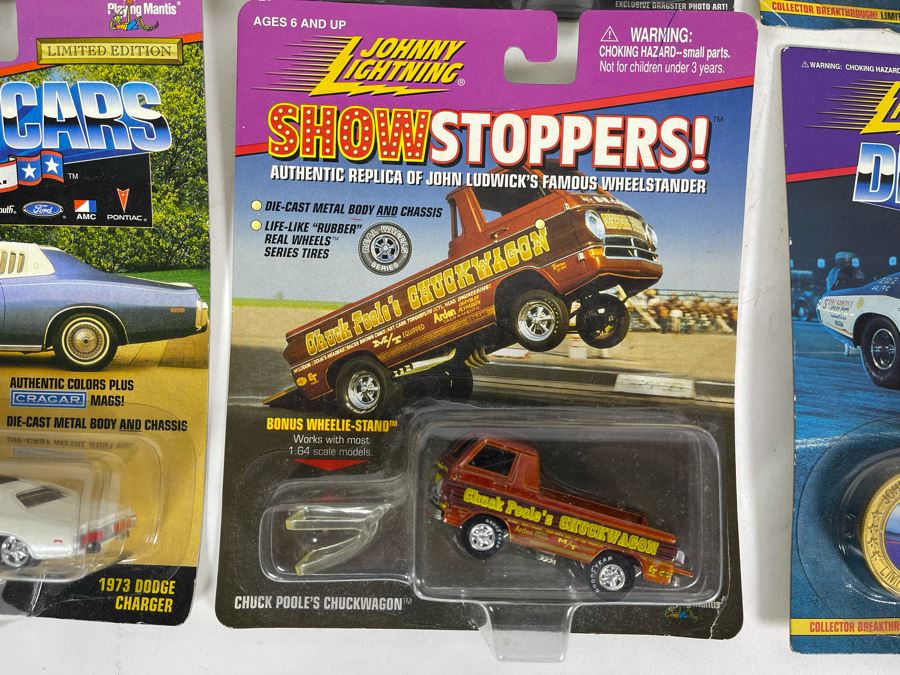 (6) Johnny Lightning Limited Edition Cars On Cards