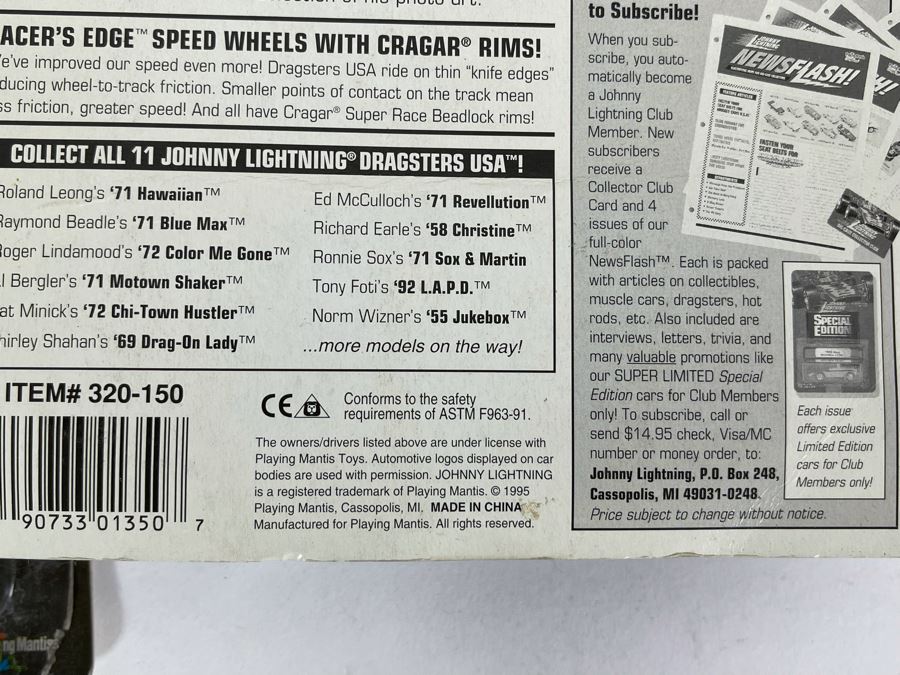 (6) Johnny Lightning Limited Edition Cars On Cards [Photo 10]
