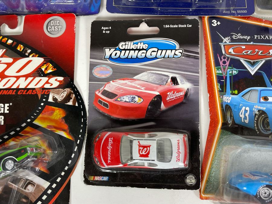 Collection Of Various Cars On Cards Matchbox, Hot Wheels, Disney [Photo 12]