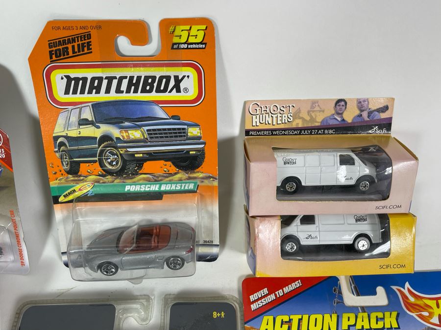 Collection Of Various Cars On Cards Matchbox, Hot Wheels, Disney [Photo 14]