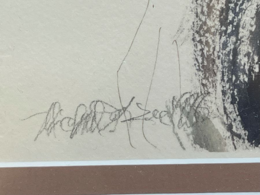 Framed Original Hawaiian Watercolor Painting Signature Illegible 10 X 14 [Photo 6]