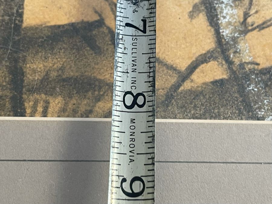 Framed Original Al Miller Plein Air Drawing 11.5 X 8 [Photo 8]