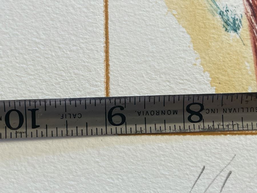 Original Jean Klafs Abstract Expressionist Monotype 1 Of 1 Of Woman On Paper 9 X 12 [Photo 5]