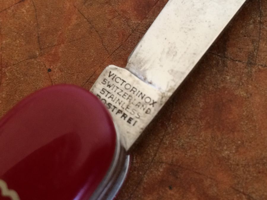 Vintage Victorinox Rostfrei Victoria Officer Swiss Army Knife [Photo 3]