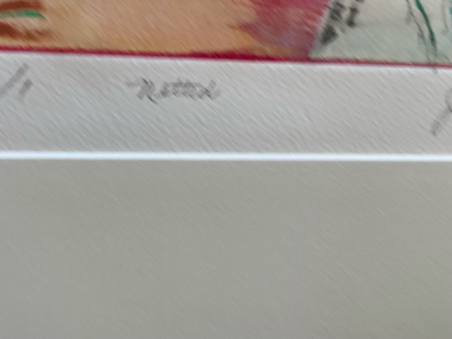 Original Jean Klafs Abstract Expressionist Monotype On Paper Titled Netted Fishing Net 1 Of 1 9 X 12 [Photo 11]