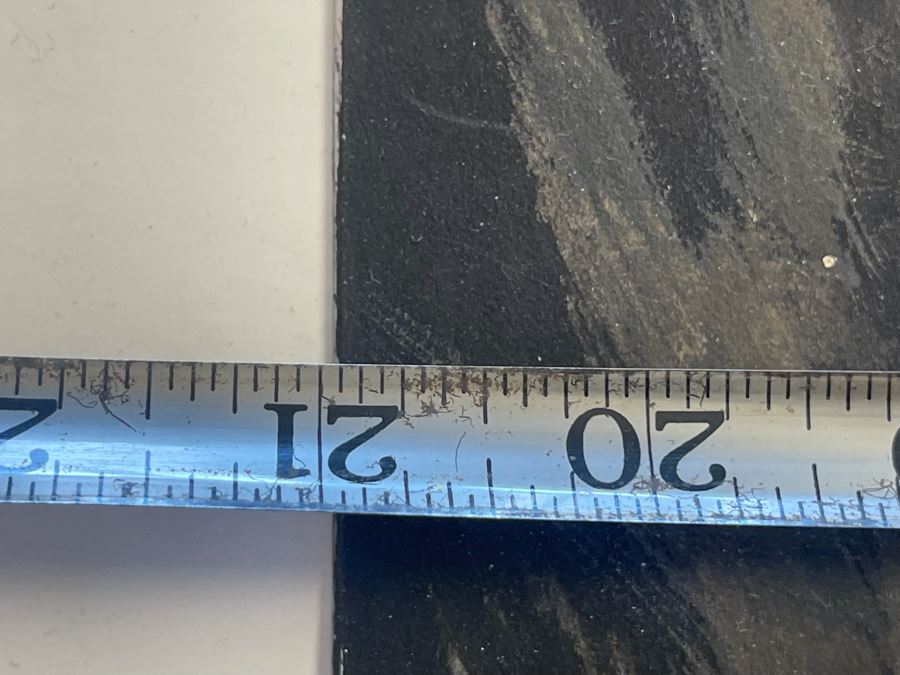 Original Jean Klafs Abstract Painting On Paper Titled 'Caution Open Trench' 21 X 14.5 [Photo 8]