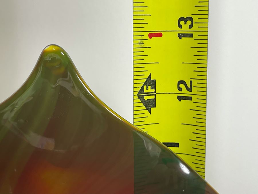 Vintage Blenko Art Glass Tulip Vase 12.5H Retails $175 [Photo 7]