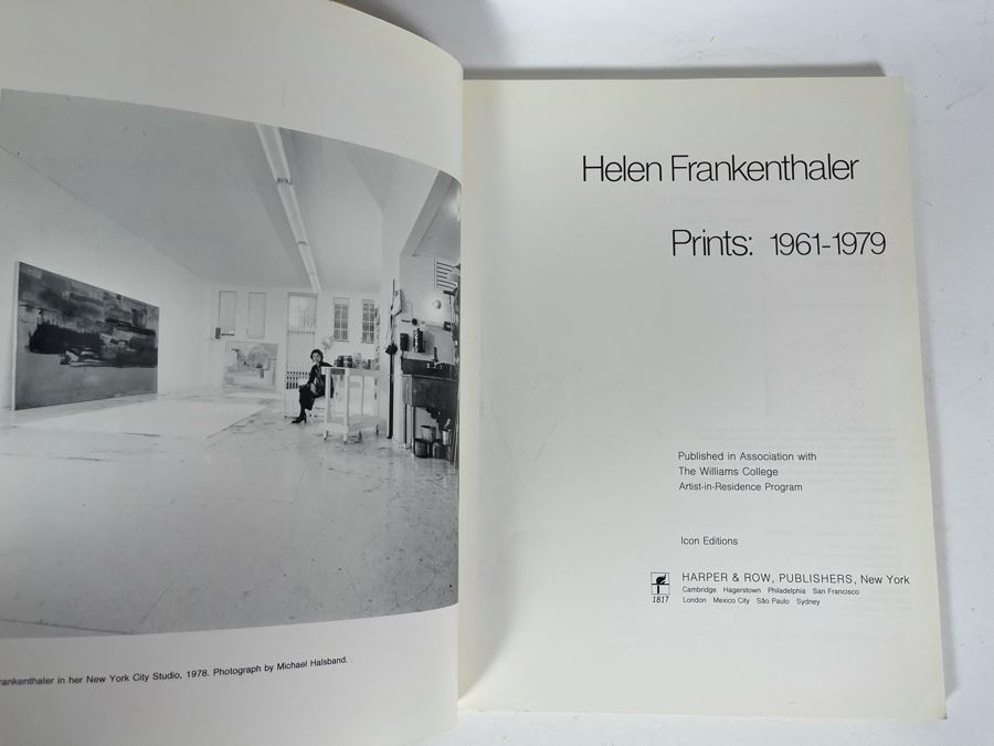 1980 First Edition Book: Helen Frankenthaler Prints: 1961-1979 [Photo 3]