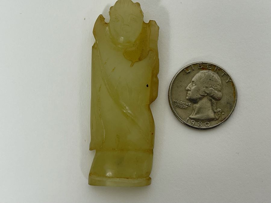 Old Carved Stone Pendant [Photo 1]