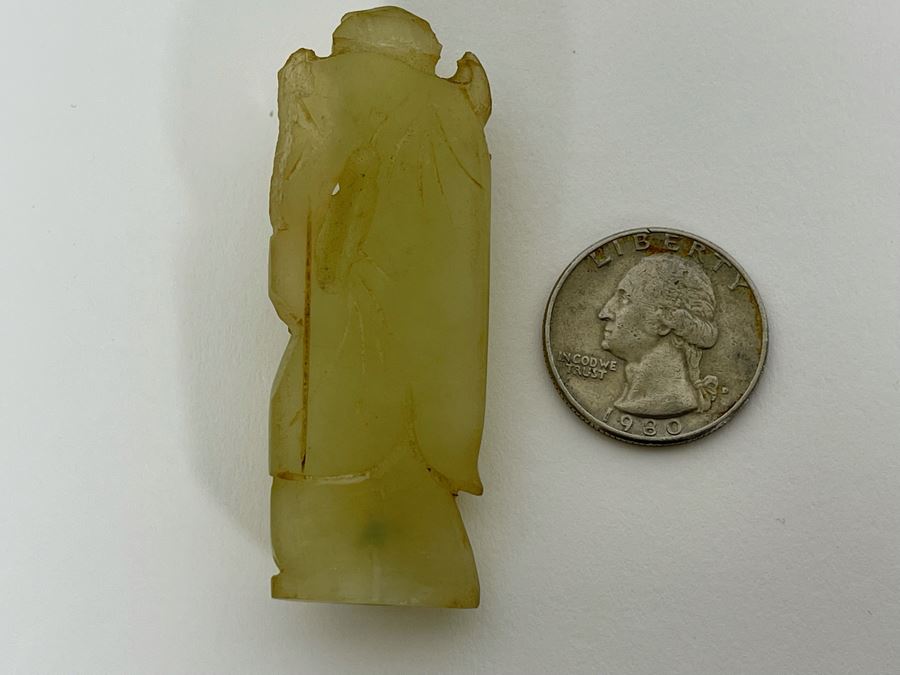 Old Carved Stone Pendant [Photo 6]