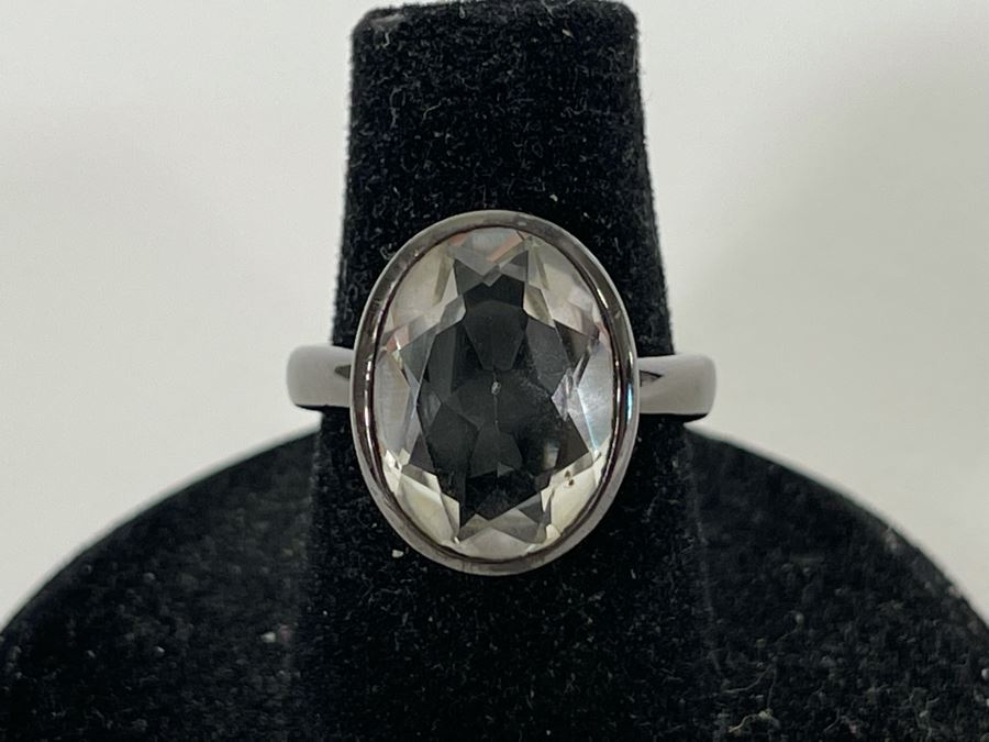 Pair Of Vintage Sterling Silver Rings Size 5.25 & 6.5 Weighs 9.4g [Photo 12]