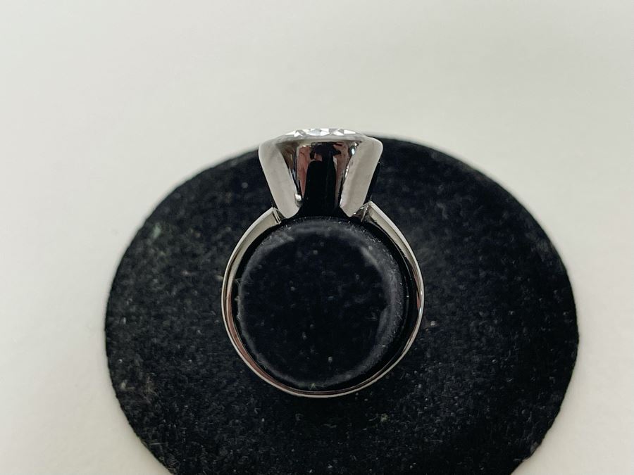 Pair Of Vintage Sterling Silver Rings Size 5.25 & 6.5 Weighs 9.4g [Photo 15]