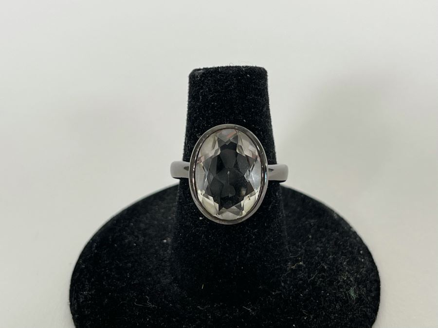 Pair Of Vintage Sterling Silver Rings Size 5.25 & 6.5 Weighs 9.4g [Photo 13]