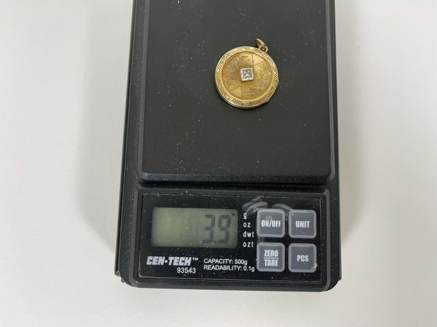 Vintage 10K Gold Locket Pendant 3.9g [Photo 6]