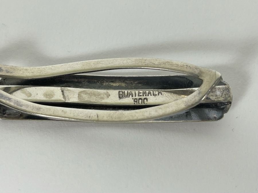 800 Silver Hair Clip Guatemala 10.8g [Photo 6]