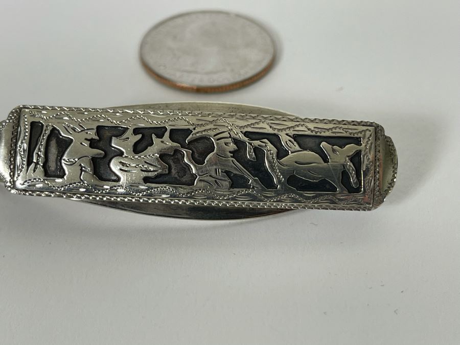 800 Silver Hair Clip Guatemala 10.8g [Photo 4]