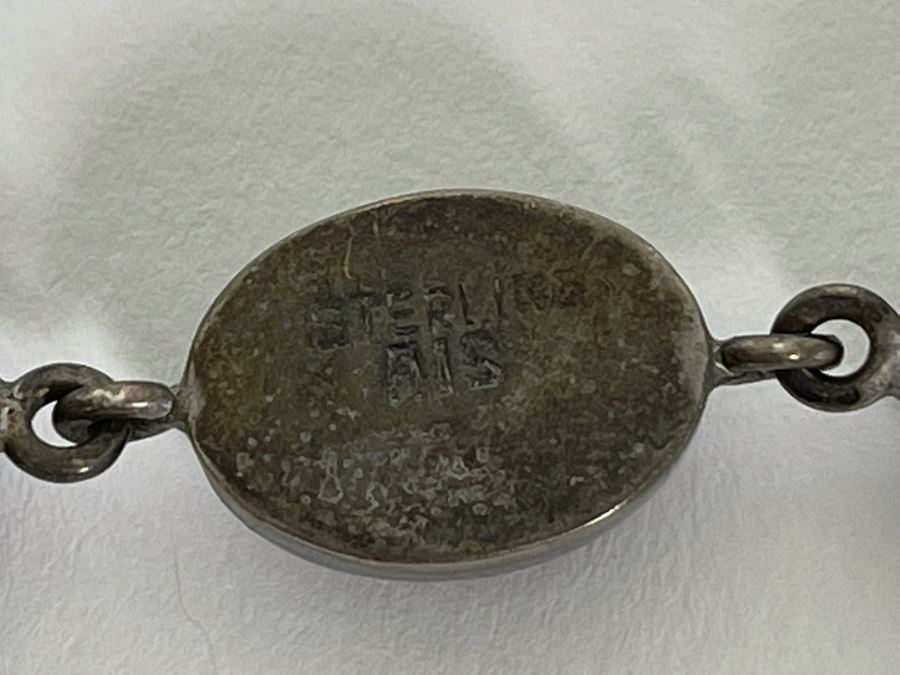 Sterling Silver Black Onyx Earrings 14.7g [Photo 7]